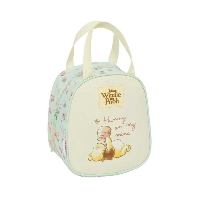 Safta Winnie The Pooh Neceser Termo de 5.85L - Interior Forrado en Aluminio - Asa Superior - 190x140x220mm - Color Beige