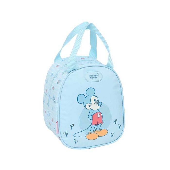 Safta Mickey Mouse Baby Neceser Termo de 5.85L - Interior Forrado en Aluminio - Asa Superior - 190x140x220mm - Color Azul Claro