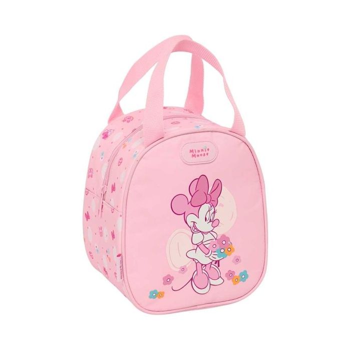 Safta Minnie Mouse Baby Neceser Termo de 5.85L - Interior Forrado en Aluminio - Asa Superior - 190x140x220mm - Color Rosa