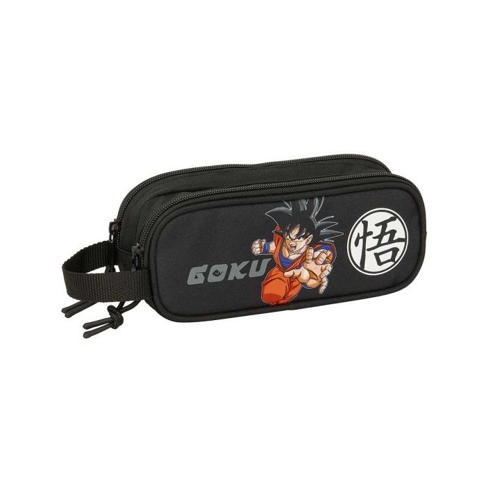 Safta Dragon Ball Portatodo - Cremallera - Asa Lateral - 1L - 210x60x80mm - Color Negro