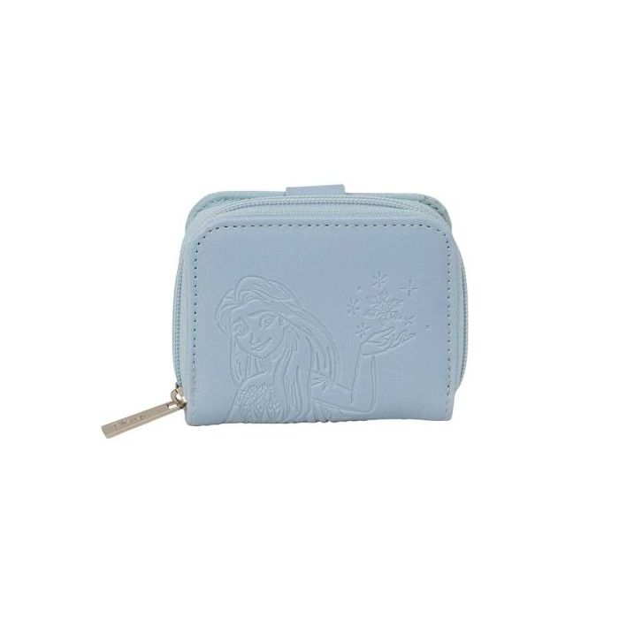 Safta Frozen Monedero con Billetera - Compartimento para Billetes y Tarjetas - Cierre con Iman - Compartimento para Monedas - 0.10L - 110x20x95mm - Color Azul