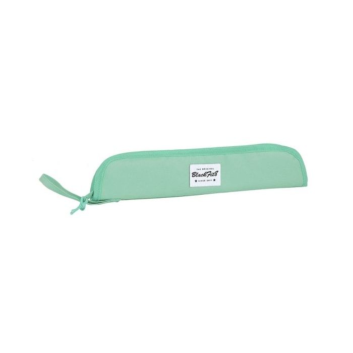 Safta Blackfit8 Portaflautas - Interior Acolchado - Alojamiento para Varilla - Asa Lateral - Borde Reforzado - 0.6L - 370x20x80mm - Color Turquesa