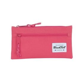 Safta Blackfit8 Fresa Portatodo - Bolsillo con Cremallera - 0.25L - 220x10x110mm - Color Rosa