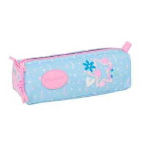 Safta Blackfit8 Smile Portatodo - Cremallera - 1.2L - 210x70x80mm - Color Azul Claro