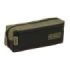 Safta Munich West Portatodo - 3 Compartimentos con Cremalleras - Goma Elastica - 0.98L - 220x60x85mm - Color Negro y Verde