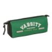 Safta Blackfit8 Varsity Portatodo - Cremallera - 1.20L - 210x70x80mm - Color Negro y Verde
