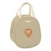 Safta Leon Neceser Termo de 5.85L - Interior Forrado en Aluminio - Asa Superior - 190x140x220mm - Color Arena