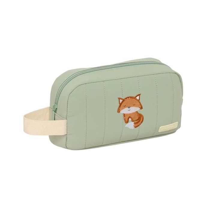 Safta Zorrito Portadesayunos Termico de 1.7L - Interior Forrado en Aluminio - 215x65x120mm - Color Verde