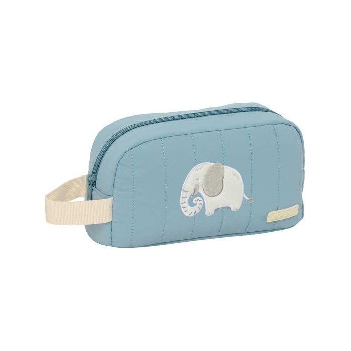 Safta Elefante Portadesayunos Termico de 1.7L - Interior Forrado en Aluminio - 215x65x120mm - Color Azul