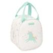 Safta Unicornio Neceser Termo de 5.85L - Interior Forrado en Aluminio - Asa Superior - 190x140x220mm - Color Blanco