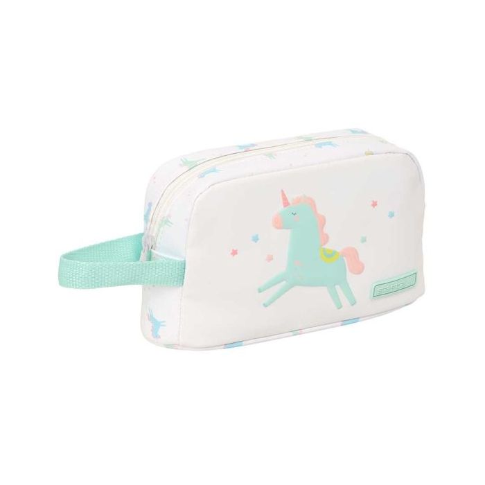Safta Unicornio Portadesayunos Termico de 1.7L - Interior Forrado en Aluminio - 215x65x120mm - Color Blanco