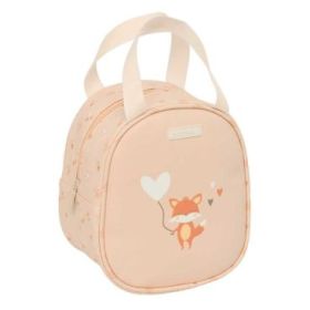 Safta Flores Neceser Termo de 5.85L - Interior Forrado en Aluminio - Asa Superior - 190x140x220mm - Color Melocoton