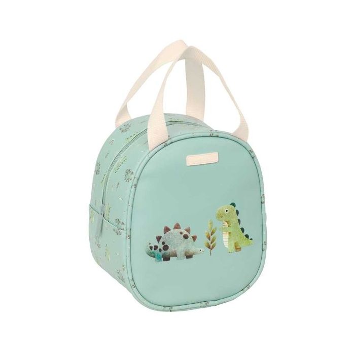 Safta Dinos Neceser Termo de 5.85L - Interior Forrado en Aluminio - Asa Superior - 190x140x220mm - Color Menta