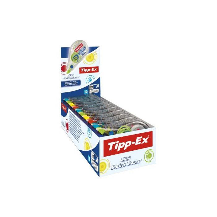 Tipp-Ex Mini Pocket Mouse Fashion Cinta Correctora 5mm x 6m - Resistente - Escritura Instantanea