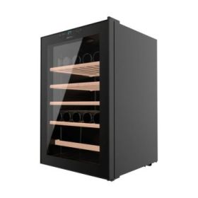 Cecotec Bolero GrandSommelier 4850 Black Compressor Vinoteca 48 Botellas - Capacidad 125L - Silencioso 42dB - Luz LED - Pantalla LED - Temperatura Regulable - Compresor de Enfriamiento - Color Negro