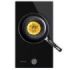 Cecotec Bolero Squad G 1200S Glass Black Cocina de Gas Encastrable - 1 Quemador - Acabado en Cristal Negro - 3.5kW - Parrillas de Hierro Fundido - Inyector Convertor a Glp - Color Negro