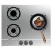 Cecotec Bolero Squad G 3200S Inox Cocina de Gas Encastrable - 3 Quemadores - Acero Inoxidable - 6.25kW - Parrillas de Hierro Fundido - Inyector Convertor a Glp - Color Acero