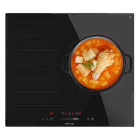 Cecotec Bolero Squad I 3001 Flex Cocina de Induccion Encastrable - 6600W - Bloqueo de Seguridad - Temporizador - Control Tactil - 9 Niveles de Potencia - Funcion Booster - Color Negro