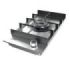Cecotec Bolero Squad G 1400F Inox Cocina de Gas Encastrable - 1 Quemador - Acero Inoxidable - 3.4kW - Parrillas de Hierro Fundido - Wok de Triple Corona - Color Acero