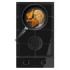 Cecotec Bolero Squad G 2400F Glass Black Cocina de Gas Encastrable - 2 Quemadores - Acabado en Cristal Negro - 5.2kW - Parrillas de Hierro Fundido - Wok de Triple Corona - Color Negro