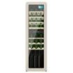 Cecotec Bolero GrandSommelier Origin Duo 30 Hit Beige Vinoteca para 30 Botellas - Luz LED - Temperatura Regulable - Estilo Retro - Ventilador Interior - 120.5x36.6x47.6cm - Color Beige