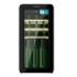 Cecotec Bolero GrandSommelier Origin 18 Hit Black Vinoteca 18 Botellas - Luz LED - Temperatura Regulable - Estilo Retro - Compresor Integrado - Ventilador Interior - 74.3x36.6x47.6cm - Color Negro