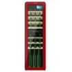Cecotec Bolero GrandSommelier Origin Duo 30 Hit Red Vinoteca para 30 Botellas - Luz LED - Temperatura Regulable - Estilo Retro - Ventilador Interior - 120.5x36.6x47.6cm - Color Rojo