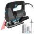 Cecotec Sierra de Calar MultiCut 8000 Vision Sierra de Calar - 800W - Accesorios Incluidos - Cable 2m - Luz LED - Guia Laser - Mandril sin Llave - Tubo de Recogida de Polvo - Color Gris Oscuro