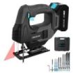 Cecotec Sierra de Calar MultiCut 500 Vision Liberty Sierra de Calar Inalambrica - Bateria 21V 2Ah - Accesorios Incluidos - Luz LED - Guia Laser - Mandril sin Llave - Maletin - Color Gris Oscuro