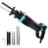 Cecotec Sierra de Sable LongFlex 900 ShockAbsorber Sierra de Sable - 850W - Luz LED y Laser - Corte de 150mm - Recorido 26mm - Mango Rotatorio - Color Negro y Azul