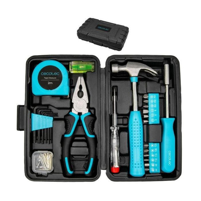 Cecotec ToolBox EasyGo Juego de Herramientas - 68 Piezas - Incluye Accesorios - Color Negro