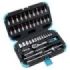 Cecotec ToolBox KRK 2200 Juego de Herramientas - 46 Piezas - Incluye Accesorios - Color Negro