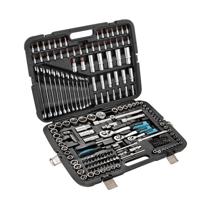 Cecotec ToolBox KRK 6200 Juego de Herramientas - 216 Piezas - Incluye Accesorios - Color Negro