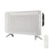 Cecotec ReadyWarm 2000 Graphene Calefactor de Grafeno - 1800W - Temperatura Regulable - Temporizador - Apagado Automatico - Cobertura hasta 20m2 - Mando a Distancia - Color Blanco