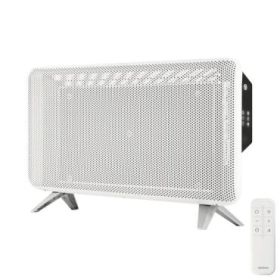 Cecotec ReadyWarm 2000 Graphene Calefactor de Grafeno - 1800W - Temperatura Regulable - Temporizador - Apagado Automatico - Cobertura hasta 20m2 - Mando a Distancia - Color Blanco