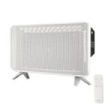 Cecotec ReadyWarm 2000 Graphene Calefactor de Grafeno - 1800W - Temperatura Regulable - Temporizador - Apagado Automatico - Cobertura hasta 20m2 - Mando a Distancia - Color Blanco