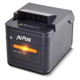 AVPos AVP-K46W Impresora Termica Tickets de Cocina K46W - Avisador Luz y Acustico - Cubierta Resistente Agua, Aceite y Polvo - USB, Serie, Wifi y LAN - Color Negro