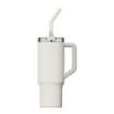 Xiaomi Straw Mug Termo 1L con Pajita - Acero Inoxidable 316L - Aislamiento Termico - Tapon Hermetico Antifugas - Tapa Tritan Transparente - Asa Ergonomica - Boca Ancha 90 mm - Color Blanco