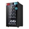 Cecotec Bolero GrandSommelier 1550 Black Compressor Vinoteca para 15 Botellas - Silencioso 39dB - Temperatura Regulable - Compresor de Enfriamiento - Control Tactil - Color Negro