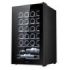 Cecotec Bolero GrandSommelier 2450 Black Compressor Vinoteca para 24 Botellas - Silencioso 45dB - Temperatura Regulable - Compresor de Enfriamiento - Control Tactil - Color Negro