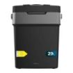 Cecotec Bolero TravelCooling 29L D Nevera Portatil - Capacidad 29L - 12V/220V - Temperatura Regulable - Enfria hasta 8ºC - Funcion Calentamiento hasta 65ºC - Color Negro y Gris