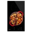 Cecotec Bolero Squad V 2001 Cocina Vitroceramica Encastrable - 3000W - 2 Zonas - Detector de Sartenes - Temporizador - Seguro Infantil - 9 Niveles de Potencia - Control Tactil - Color Negro