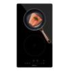 Cecotec Bolero Squad I 2100 Cocina de Induccion Encastrable - 3500W - 2 Zonas - Detector de Sartenes - Temporizador - Seguro Infantil - 9 Niveles de Potencia - Control Tactil - Color Negro
