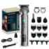 Cecotec PrecisionCare Samurai Profiling Afeitadora Recortadora 6 en 1 con Base - Autonomia 170min - Incluye Accesorios - Cuchillas Acero Inoxidable - Cabezales Incluidos - Incluye Peines Guia - Color Gris