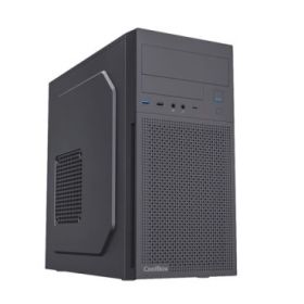 Coolbox M680 Caja Torre MicroATX - Tamaño Disco Soportado 3.5", 2.5" - USB-C, USB-A 3.2, USB-A 2.0 y Audio - Fuente de Alimentación de 500W - Color Negro