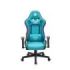 Cromad Serie Fenrir Silla Gaming RGB - Estructura Robusta - Piel Sintetica de Alta Calidad - Altura Regulable con Piston de Gas Clase 2 - Respaldo Reclinable - Cojin Lumbar y Cervical - Reposabrazos Regulables - Color Verde