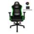 Cromad Serie Nemesis Silla Gaming RGB - Estructura Robusta - Piel Sintetica de Alta Calidad - Altura Regulable con Piston de Gas Clase 2 - Respaldo Reclinable - Cojin Lumbar y Cervical - Reposabrazos Regulables - Altavoces Bluetooth - Color Negro