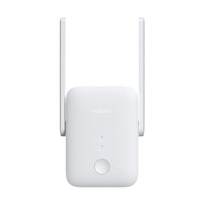 Xiaomi Wi‑Fi Range Extender AX1500 Repetidor WiFi 6 - Velocidad Hasta 1501 Mbps - Doble Banda 2.4/5 GHz - Puerto Gigabit Ethernet - Compatible EasyMesh - 2 Antenas Alta Ganancia - Indicador de Señal - Color Blanco