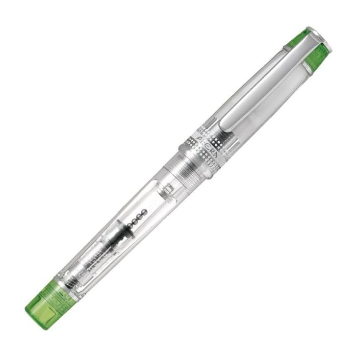 Pilot Prera Pluma Estilografica - Cuerpo Transparente - Incluye Convertidor y Cartucho de Tinta - Color Verde