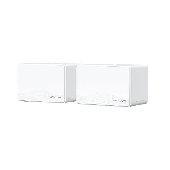 Mercusys Halo H25BE Pack de 2 Unidades Sistema Mesh Wi Fi 7 BE3600 - Cobertura Hasta 460m2 - Velocidad hasta 3600 Mbps - Color Blanco